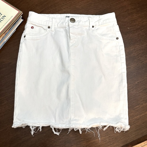 Hudson Raw Edge Denim Pencil Skirt.  *I LOVE OFFERS! - Picture 1 of 8